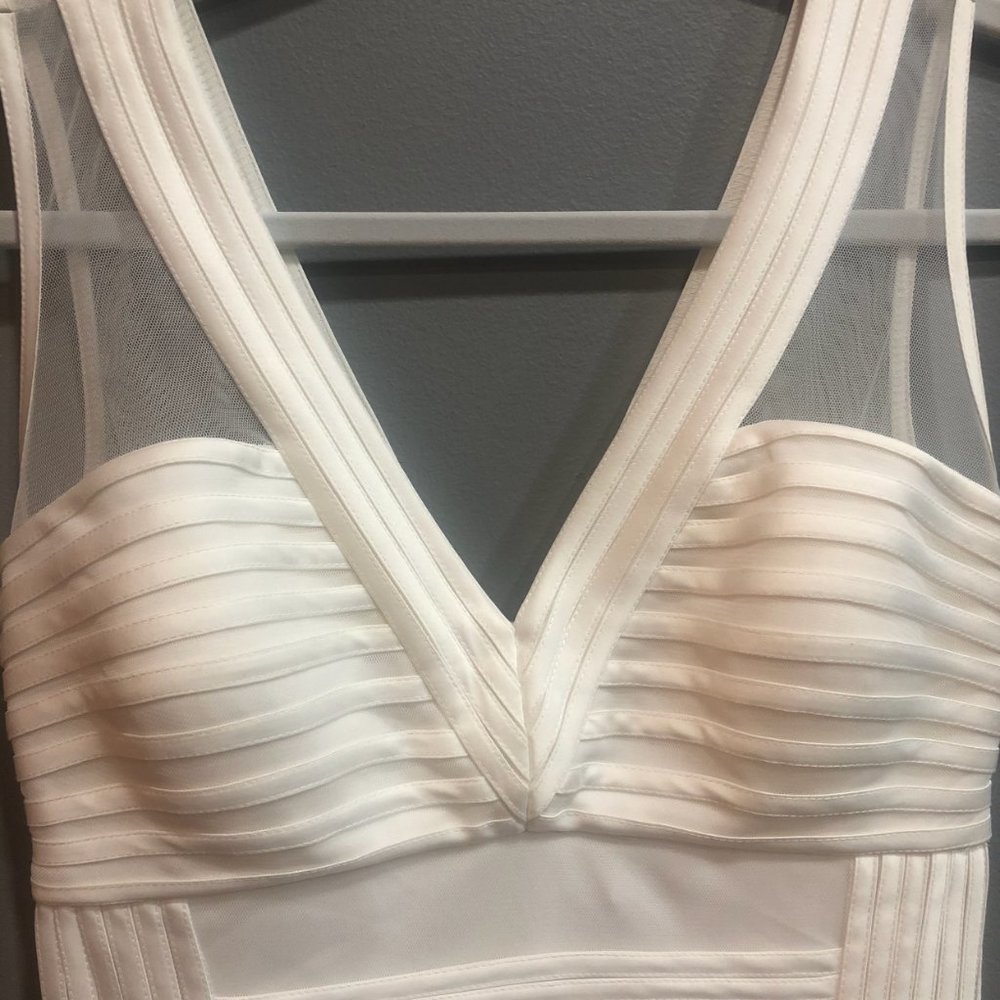 Cache white formal dress